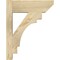 Ekena Millwork Merced Slat Rough Sawn Outlooker, Douglas Fir, 6"W x 16"D x 20"H OUT06X16X20MRC06RDF - alternate 2